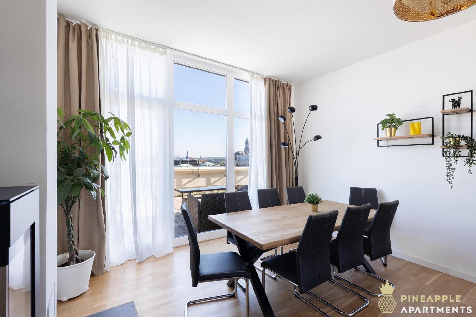 Pineapple Apartments Penthouse Am Zwinger - 162 Qm - 1X Free Parking Dresden Buitenkant foto